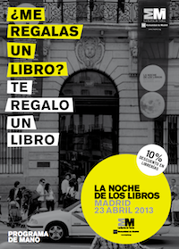 200 Librerías y 500 escritores en la "Noche de los Libros"
