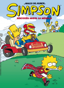 Portada de SIMPSON Nº 37. ¡ESCOCÉS HASTA LA MÉDULA!