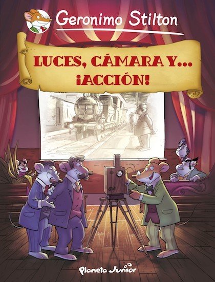 Portada de LUCES, CÁMARA Y... ¡ACCIÓN! Cómic Geronimo Stilton 16