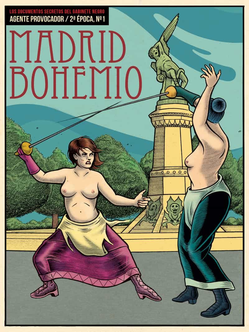 Portada de MADRID BOHEMIO: AGENTE PROVOCADOR Nº1 2ª EPOCA