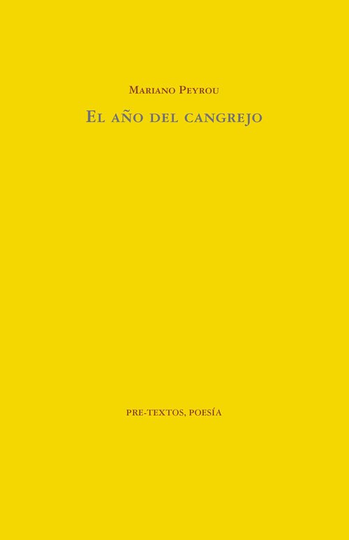Portada de EL AÑO DEL CANGREJO