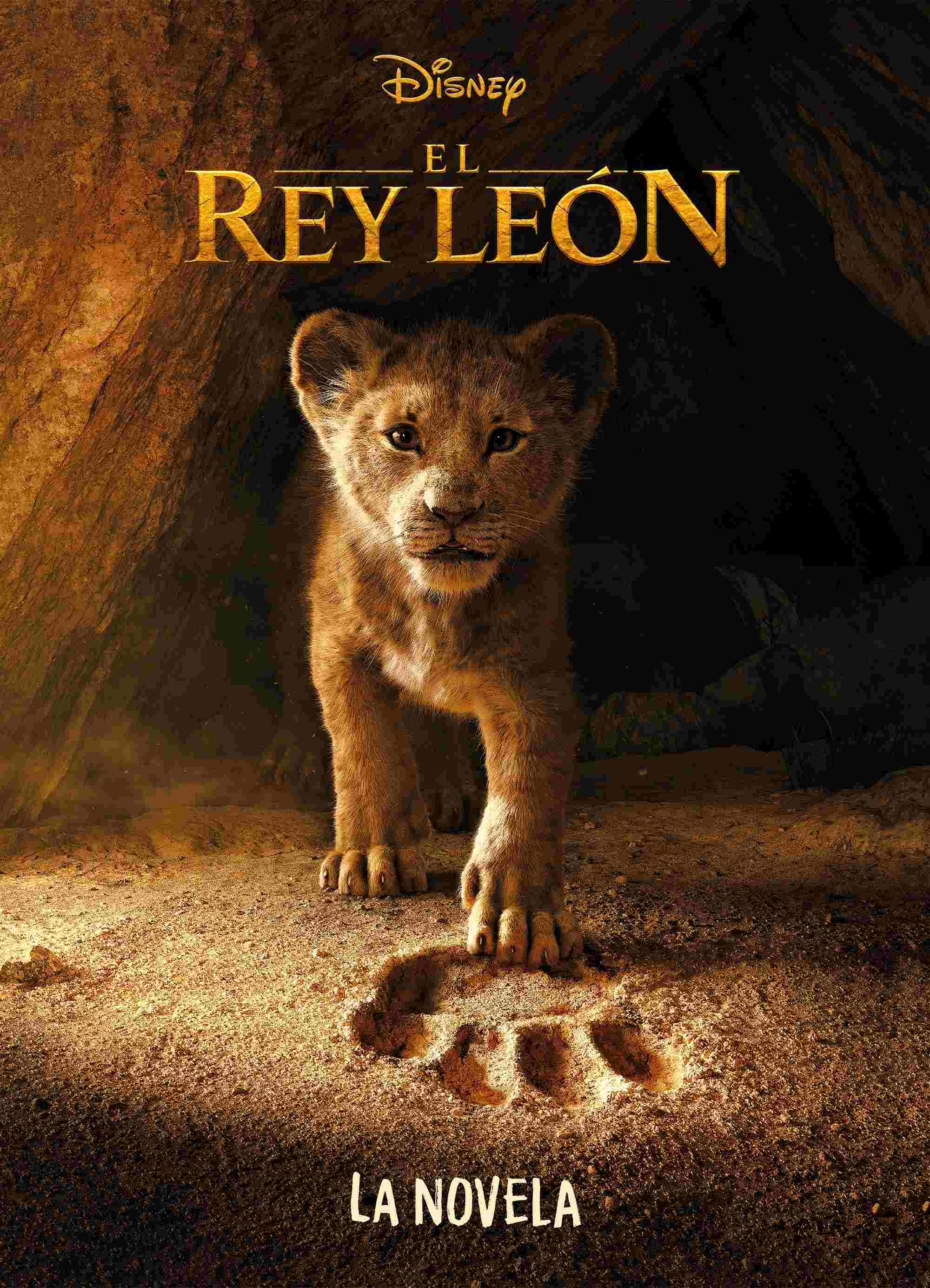 Portada de EL REY LEÓN. La novela