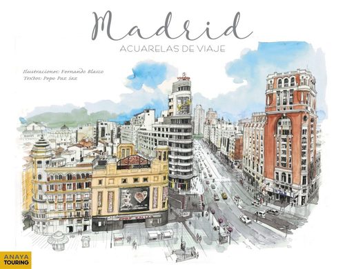 Portada de MADRID. Acuarelas de viaje