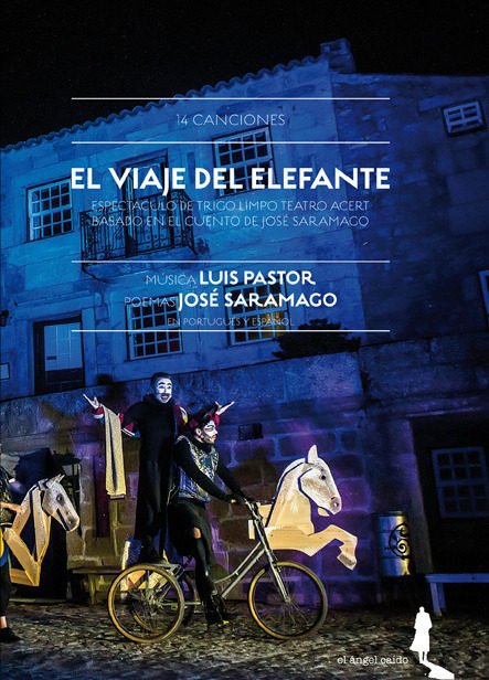 Portada de EL VIAJE DEL ELEFANTE: 14 CANCIONES. Libro + CD. Edición bilingüe en portugués y español