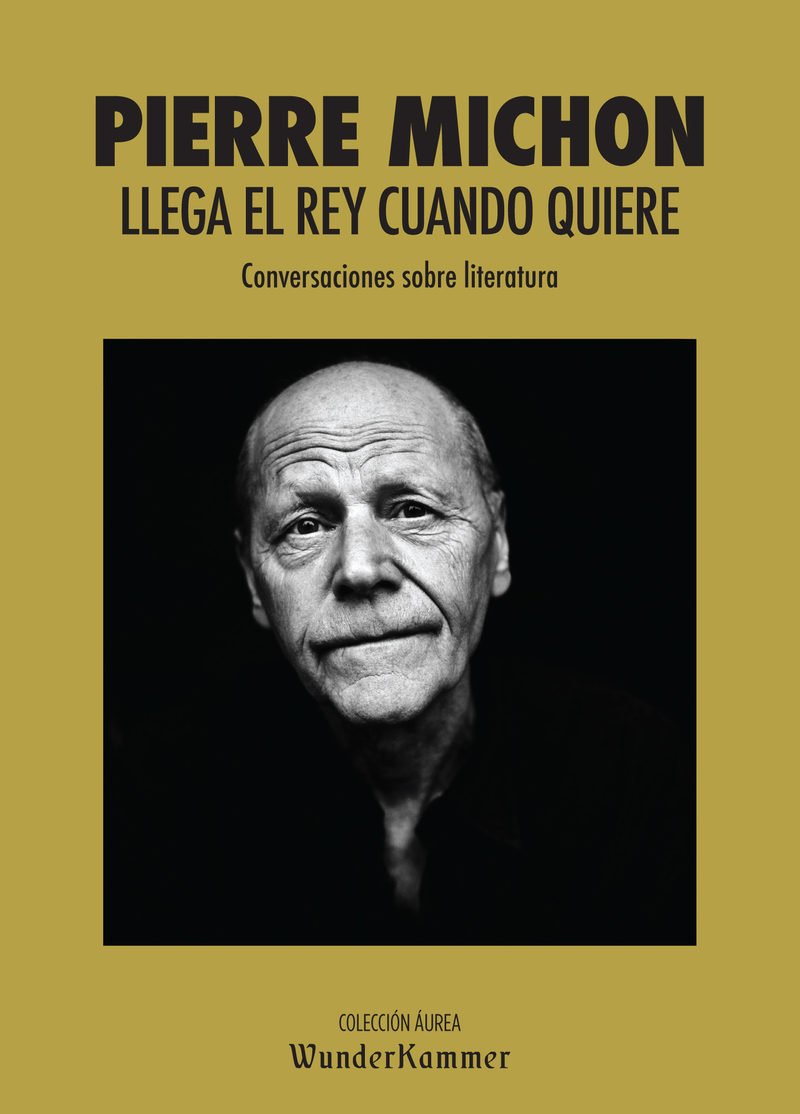 Portada de LLEGA EL REY CUANDO QUIERE. Conversaciones sobre literatura