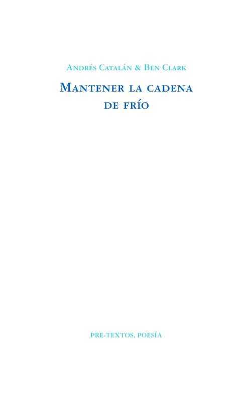 Portada de MANTENER LA CADENA DE FRÍO