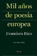 Portada de MIL AÑOS DE POESÍA EUROPEA. Edición bilingüe