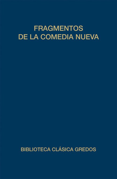 Portada de FRAGMENTOS DE LA COMEDIA NUEVA