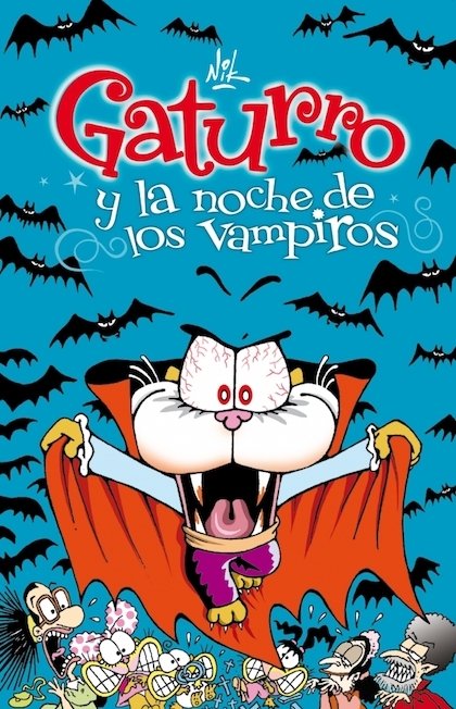 Portada de GATURRO Y LA NOCHE DE LOS VAMPIROS