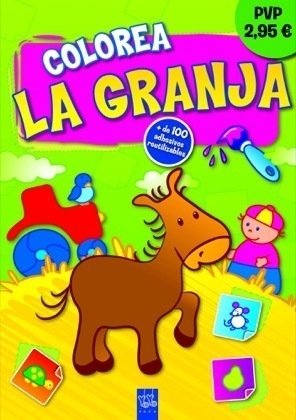 Portada de COLOREA LA GRANJA. BURRITO