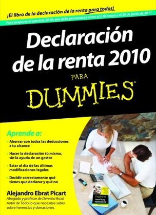 Portada de DECLARACIÓN DE LA RENTA 2010 PARA DUMMIES