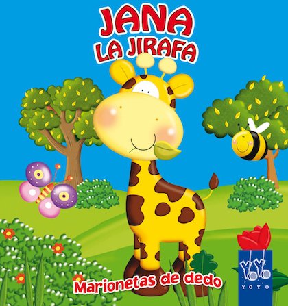 JANA LA JIRAFA. Marionetas de dedo