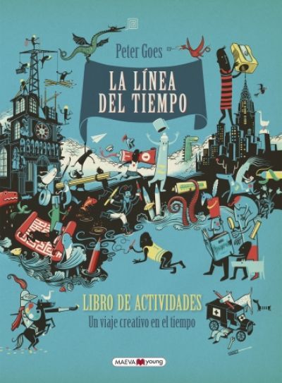 Portada de LA LÍNEA DEL TIEMPO. Libro de actividades: Un viaje creativo en el tiempo