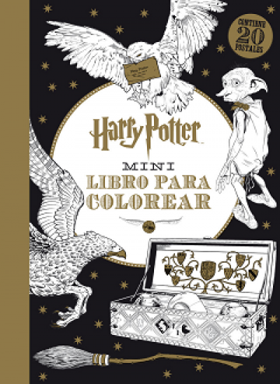 Portada de HARRY POTTER Mini libro para colorear