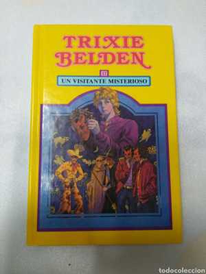Portada de UN VISITANTE MISTERIOSO. Trixie Belden 15