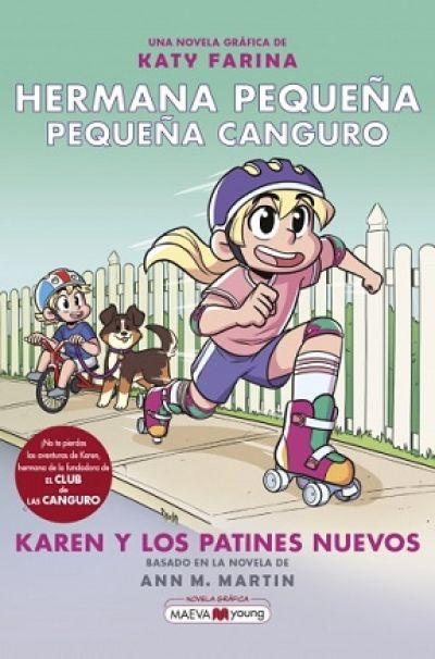Portada de HERMANA PEQUEÑA PEQUEÑA CANGURO. Karen y los patines nuevos
