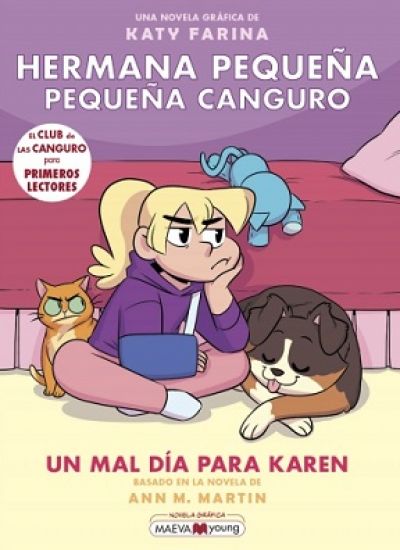 Portada de HERMANA PEQUEÑA PEQUEÑA CANGURO. Un mal día para Karen