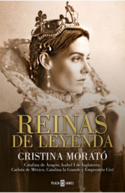 Portada de REINAS DE LEYENDA. Catalina de Aragón, Isabel I de Inglaterra, Carlota de México, Catalina la Grande y la emperatriz Cixí