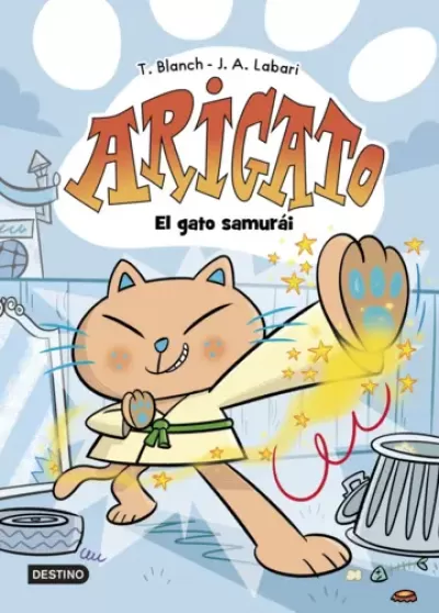 Portada de ARIGATO 1. El gato samurái