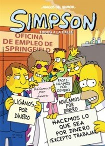 Portada de MAGOS SIMPSON Nº 29. Todos a la calle