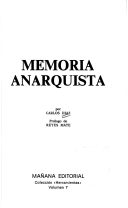 Portada de MEMORIA ANARQUISTA