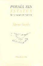 POESÍA SIN ESTATUA. Ser o no ser en poética
