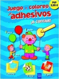 ¡A CONTAR!  Juego y coloreo con adhesivos 5