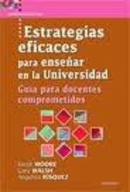 Portada de ESTRATEGIAS EFICACES PARA ENSEÑAR EN LA UNIVERSIDAD