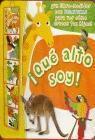 Portada de ¡QUÉ ALTO SOY! Libro medidor con pegatinas