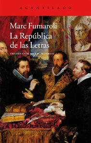 Portada de LA REPÚBLICA DE LAS LETRAS