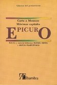 Portada de CARTA A MENECEO Y MÁXIMAS CAPITALES