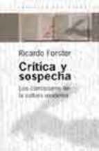 Portada de CRÍTICA Y SOSPECHA